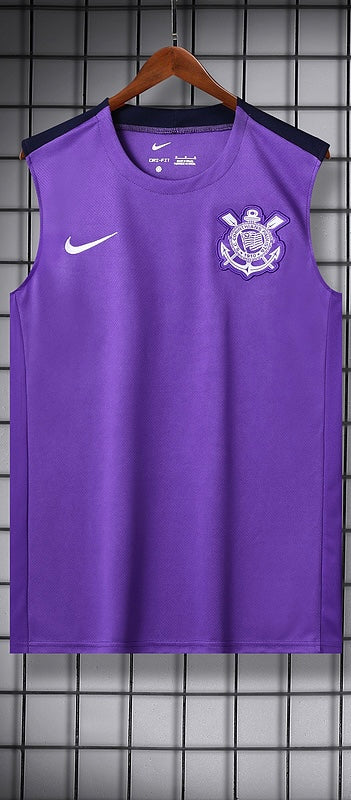 Regata Corinthians Treino 25/26 Roxa - Nike Torcedor Masculina
