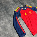 Kit Infantil Espanha Home Manga longa 2026 - Adidas Infantil