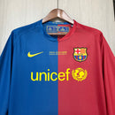 Camisa Barcelona Home Manga Comprida 2008/09 - Nike Retro
