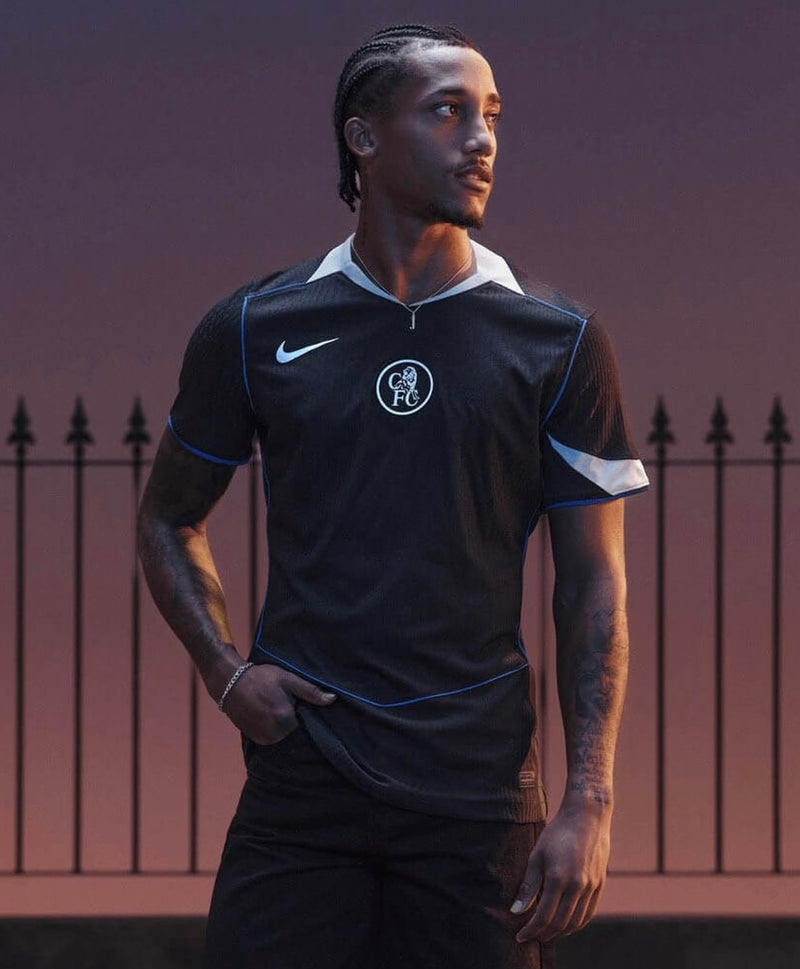 "PRÉ VENDA" Camisa Chelsea Third 25/26 Edição Total 90 - Nike Torcedor Masculina