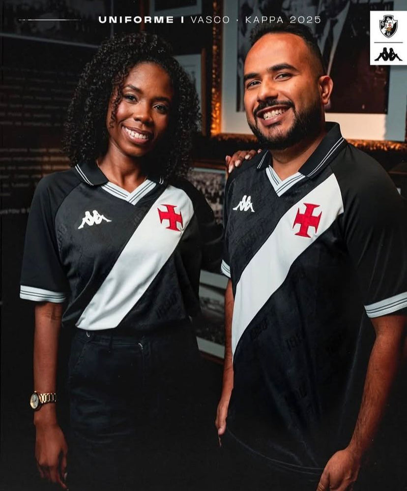 Camisa Vasco Home 25/26 - Kappa Torcedor Masculina
