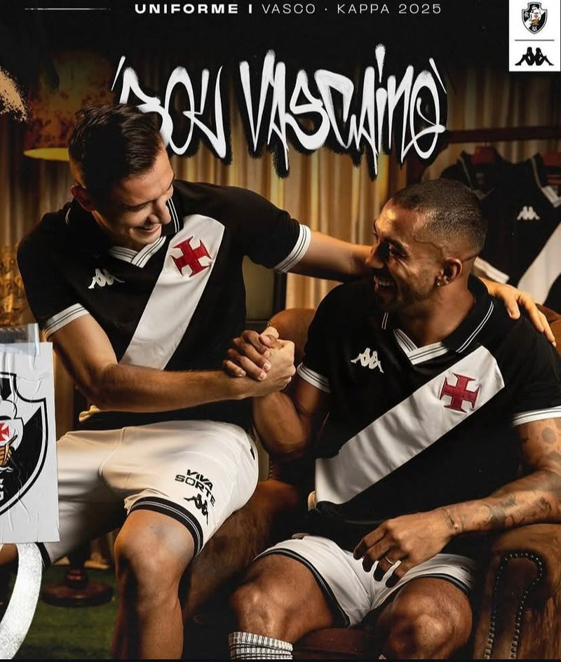 Camisa Vasco Home 25/26 - Kappa Torcedor Masculina