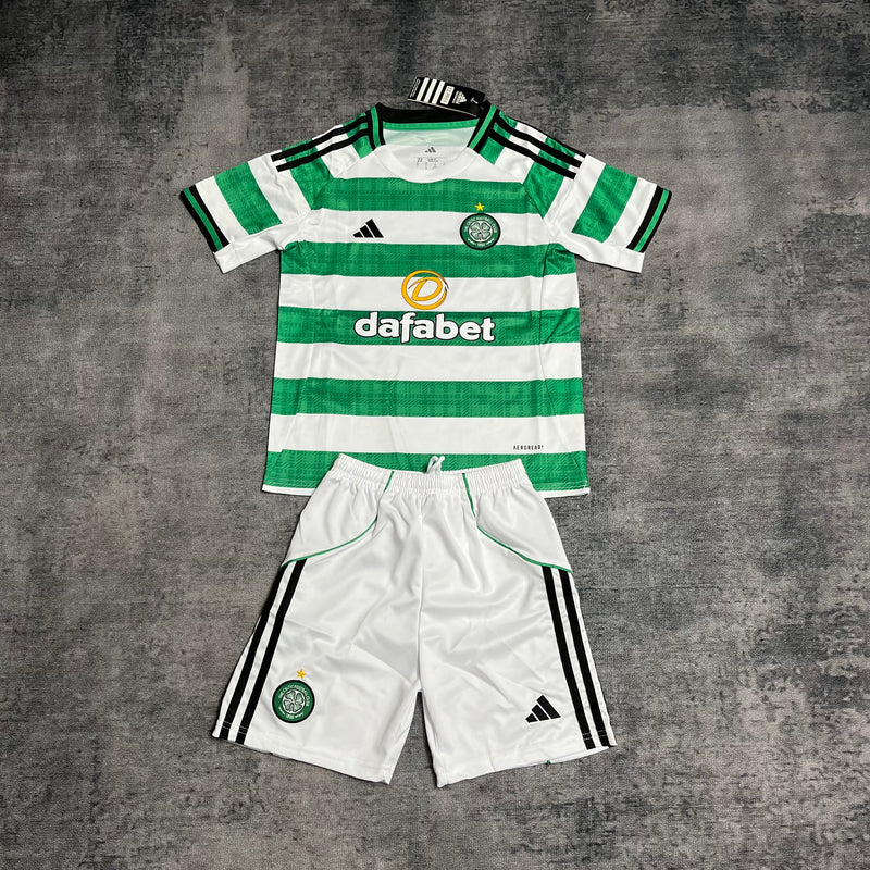 Kit Infantil Celtic Home 25/26 - Adidas Infantil