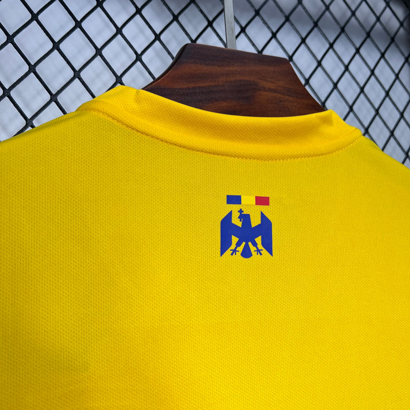 Camisa Romênia Home 24/25 Euro - Torcedor Masculina