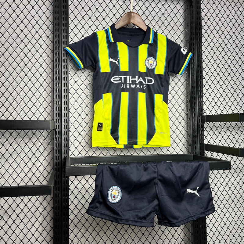 Kit Infantil Manchester City Away 24/25 - Puma Infantil