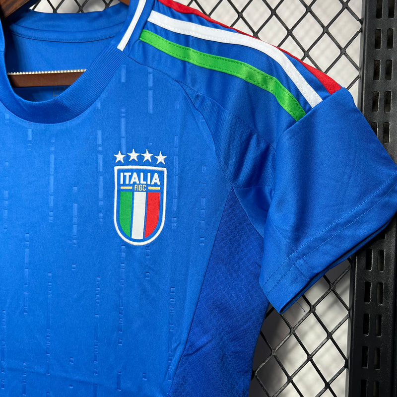 Camisa Itália Home 24-25 Euro - Adidas Feminina