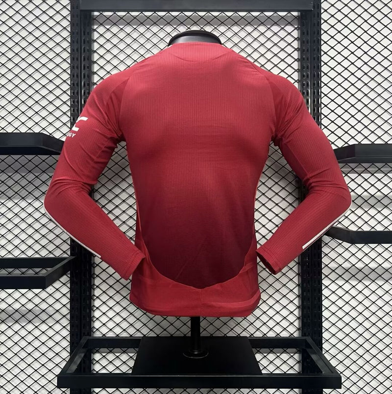 Camisa Manchester United Manga Comprida Home 24/25 - Adidas Jogador Masculina