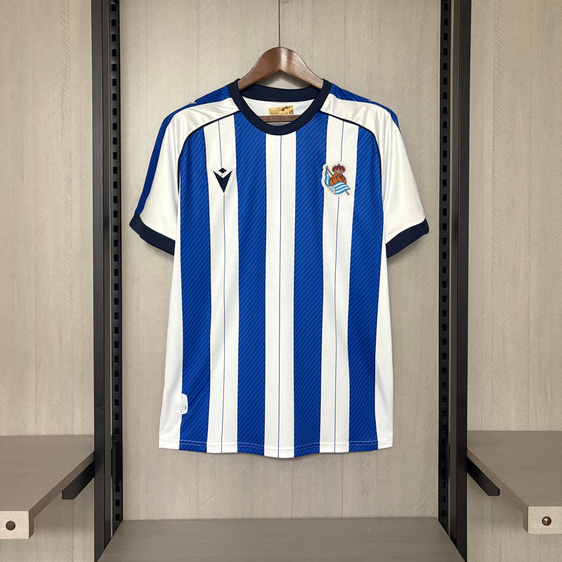 Camisa Real Sociedad Home 25/26 - Torcedor Masculina