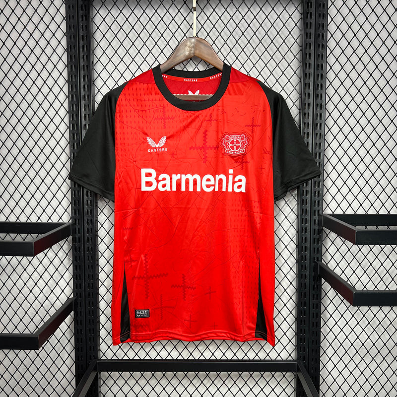 Camisa Bayer Leverkusen Home 24/25 - Castore Torcedor Masculina