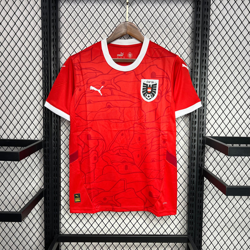 Camisa Áustria Home 24/25 Euro - Puma Torcedor Masculina