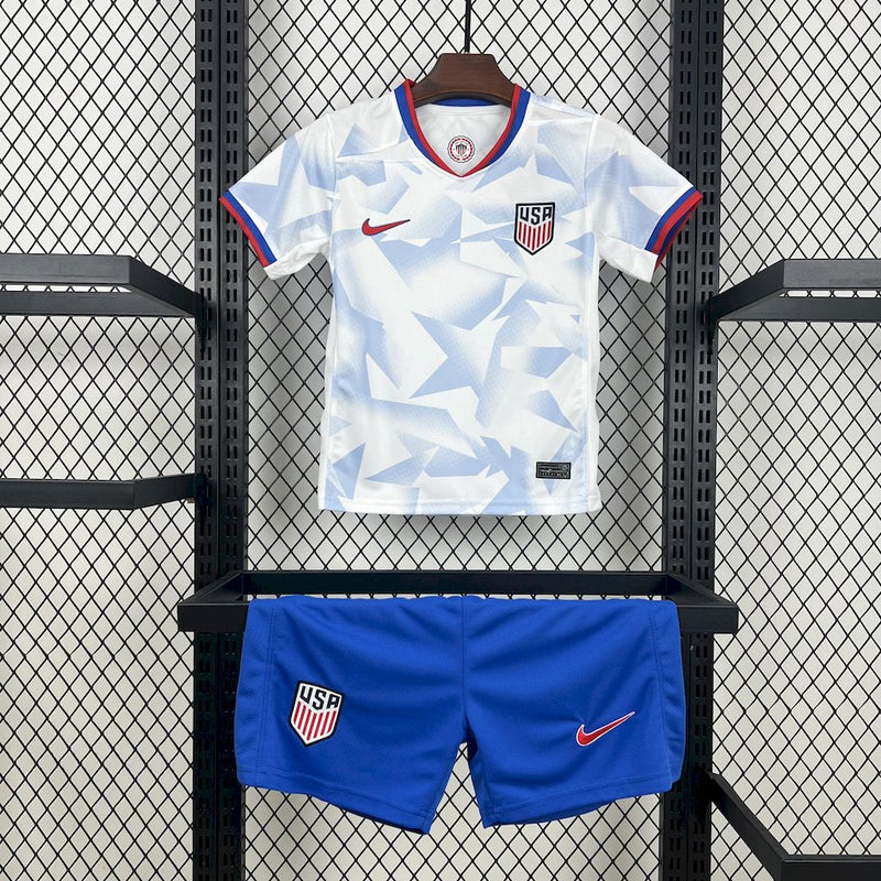 Kit Infantil Estados Unidos Home 25/26 - Nike Infantil