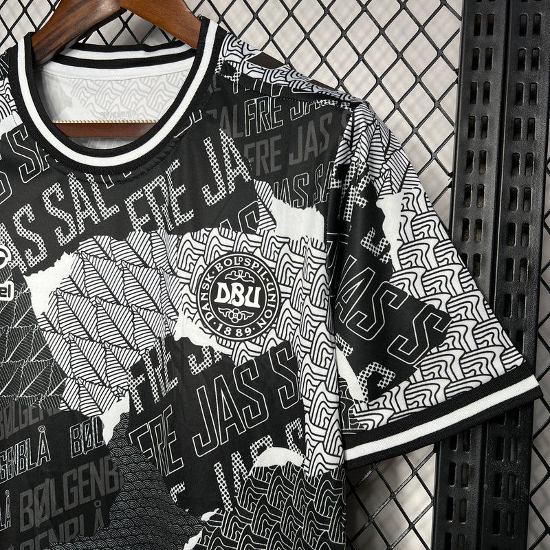 Camisa Dinamarca Pré Jogo 24/25 Euro - Torcedor Masculina