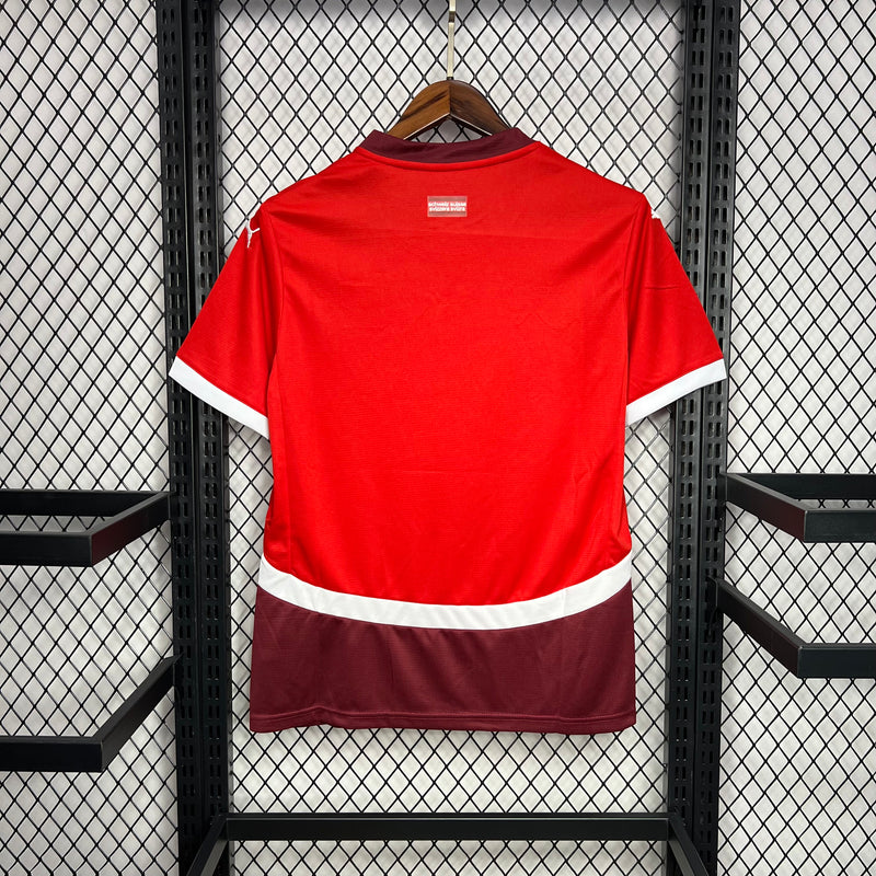 Camisa Suiça Home 24/25 Euro - Puma Torcedor Masculina