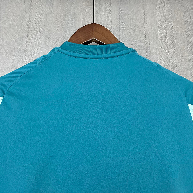 Camisa Cruzeiro Treino 25/26 Azul Turquesa - Adidas Feminina