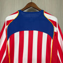 Camisa Atlético de Madrid Manga Longa Home 2004 - Nike Retro