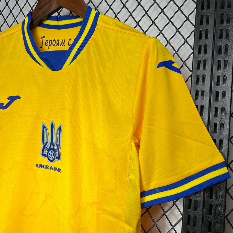 Camisa Ucrânia Home 24/25 Euro - Torcedor Masculina