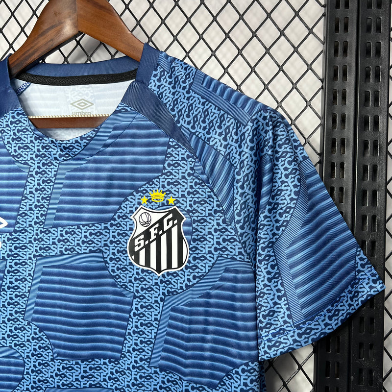 Camisa Santos Pré Jogo 24/25 - Umbro Torcedor Masculino