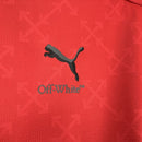 Camisa Milan Off-White Vermelha 25/26 "DIAVOLI" - Puma Torcedor Masculina