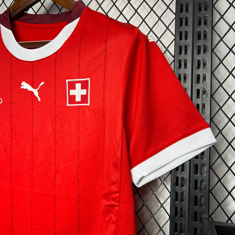 Camisa Suiça Home 24/25 Euro - Puma Torcedor Masculina
