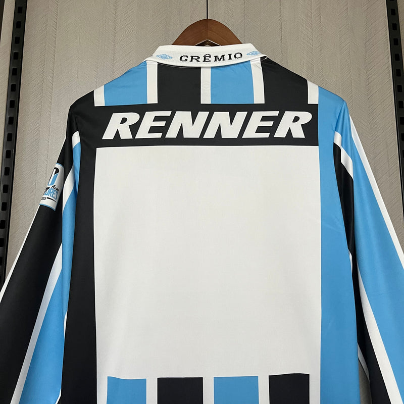 Camisa Grêmio Manga Longa Home 1995 - Versão Retro