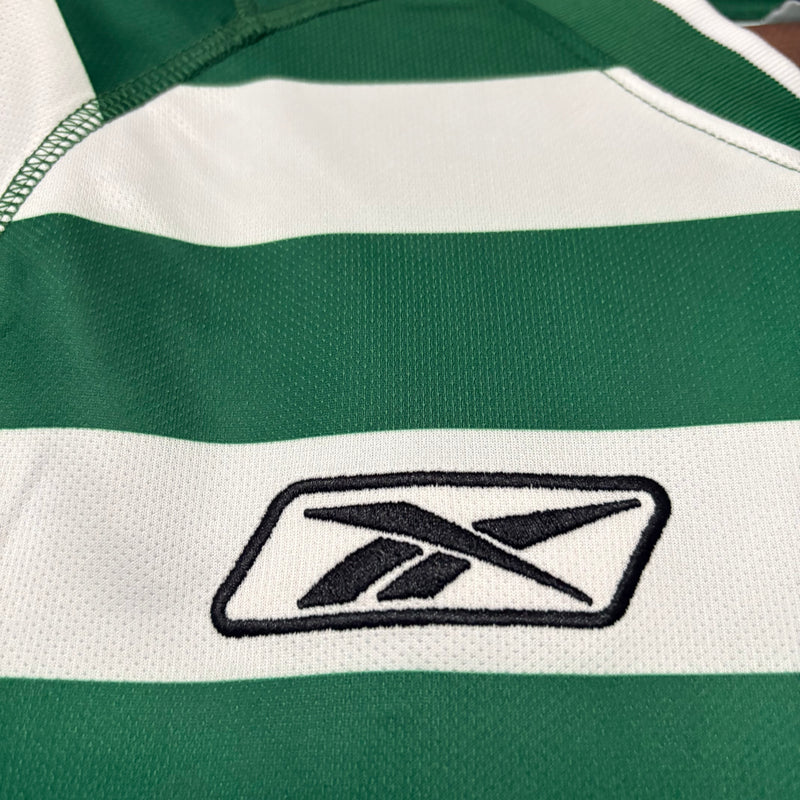 Camisa Sporting Home 03/04 - Reebock Retro