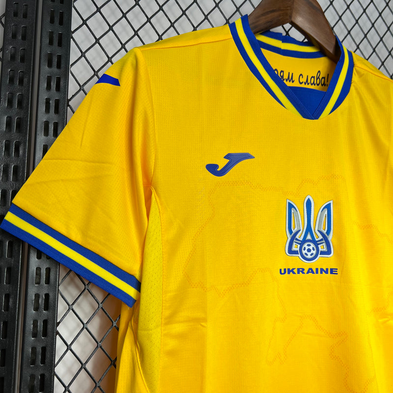 Camisa Ucrânia Home 24/25 Euro - Torcedor Masculina