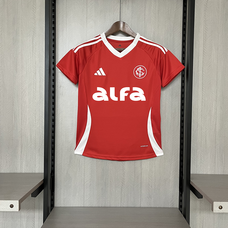 Camisa Internacional Home + Patrocínio 25/26 - Adidas Feminina