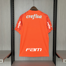 Camisa Palmeiras Goleiro + Patrocínio 24/25 Laranja - Puma Torcedor Masculina