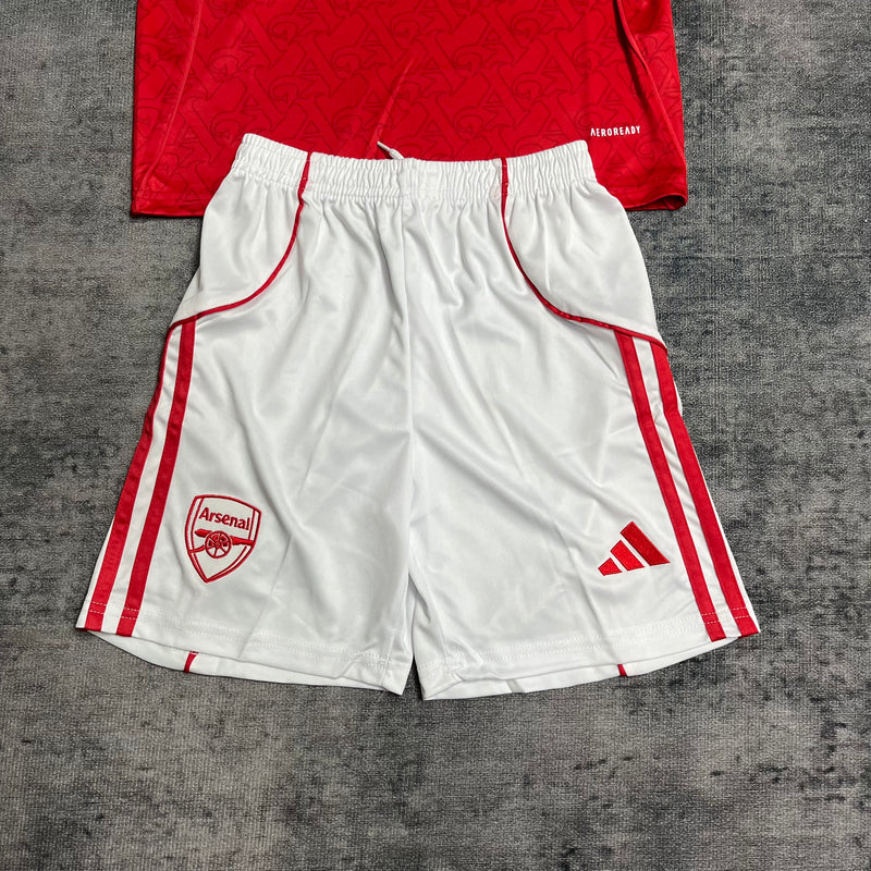 Kit Infantil Arsenal Home 25/26 - Adidas Infantil