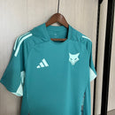 Camisa Cruzeiro Treino 25/26 Azul Turquesa - Adidas Torcedor Masculina