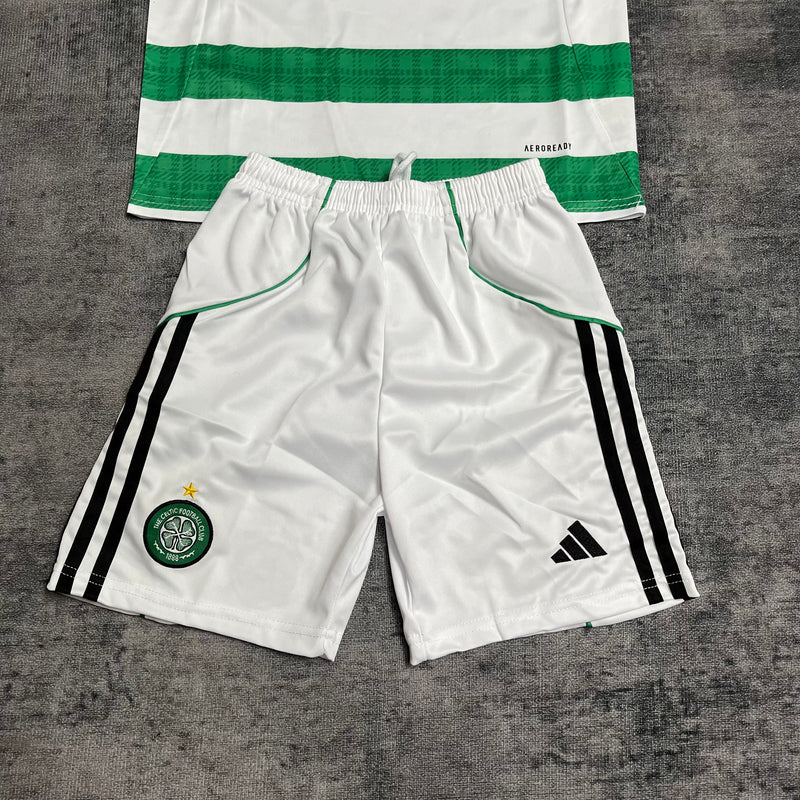 Kit Infantil Celtic Home 25/26 - Adidas Infantil