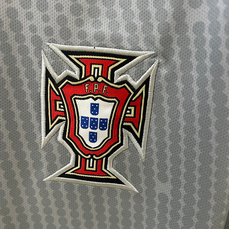 Camisa Portugal Goleiro 25/26 Cinza - Puma Torcedor Masculina